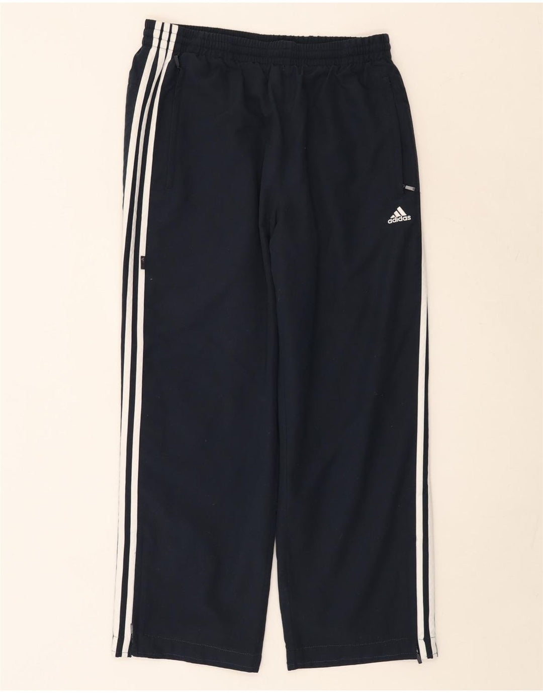 Pantaloni de trening Adidas pentru bărbați, poliester mediu albastru bleumarin