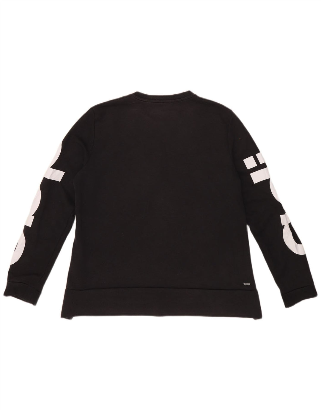 Pulover adidas Climalite Graphic pentru femei IT 44 bumbac mediu negru