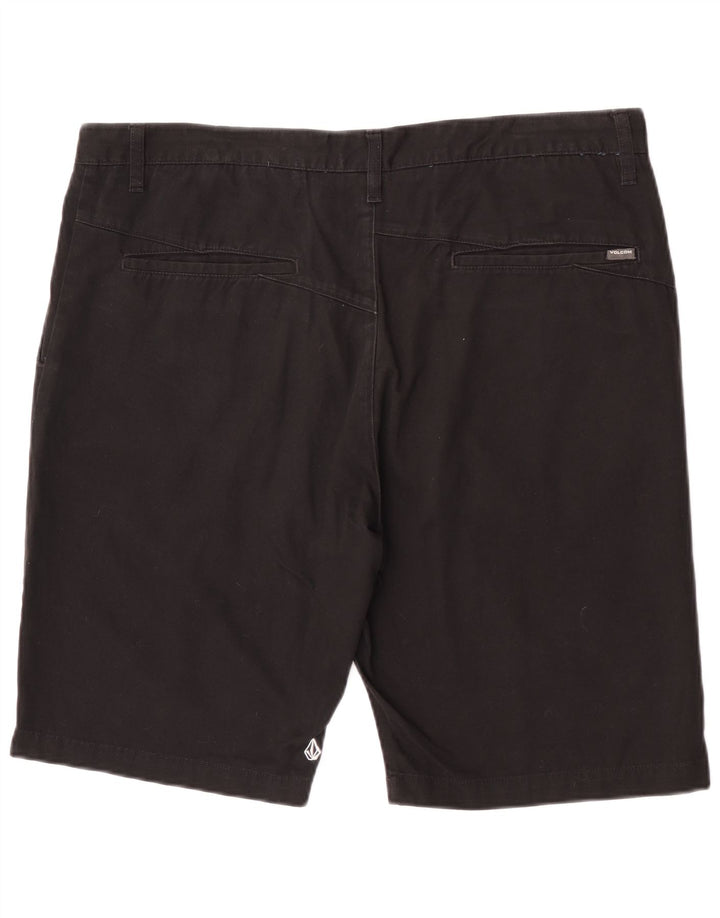 Pantaloni scurți chino pentru bărbați Volcom W38 XL, bumbac negru