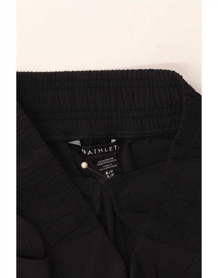 ATHLETA Womens Tracksuit Trousers Joggers US 4 Small Black Polyester Vintage Athleta and Second-Hand Athleta from Messina Hembry 