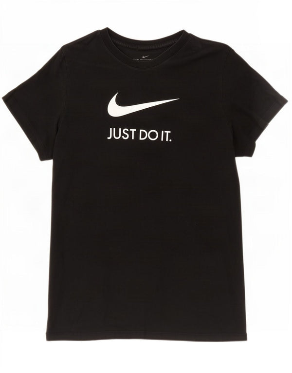 Tricou grafic Nike pentru femei Top UK 18 XL Bumbac negru