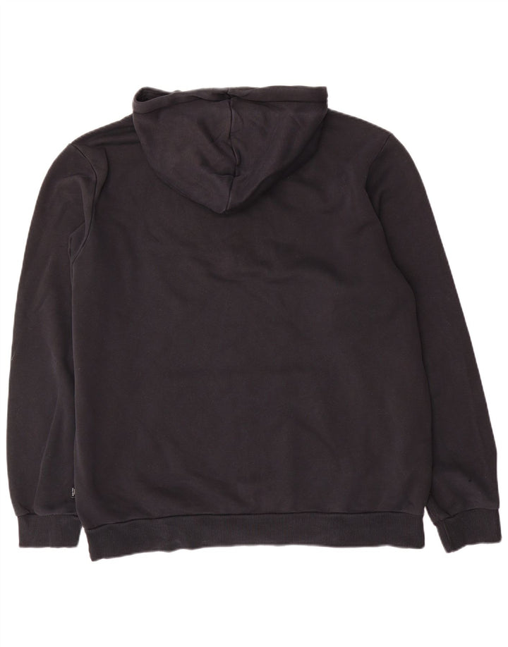 Pulover pentru bărbați Puma Graphic Hoodie Jumper mare, negru, bumbac