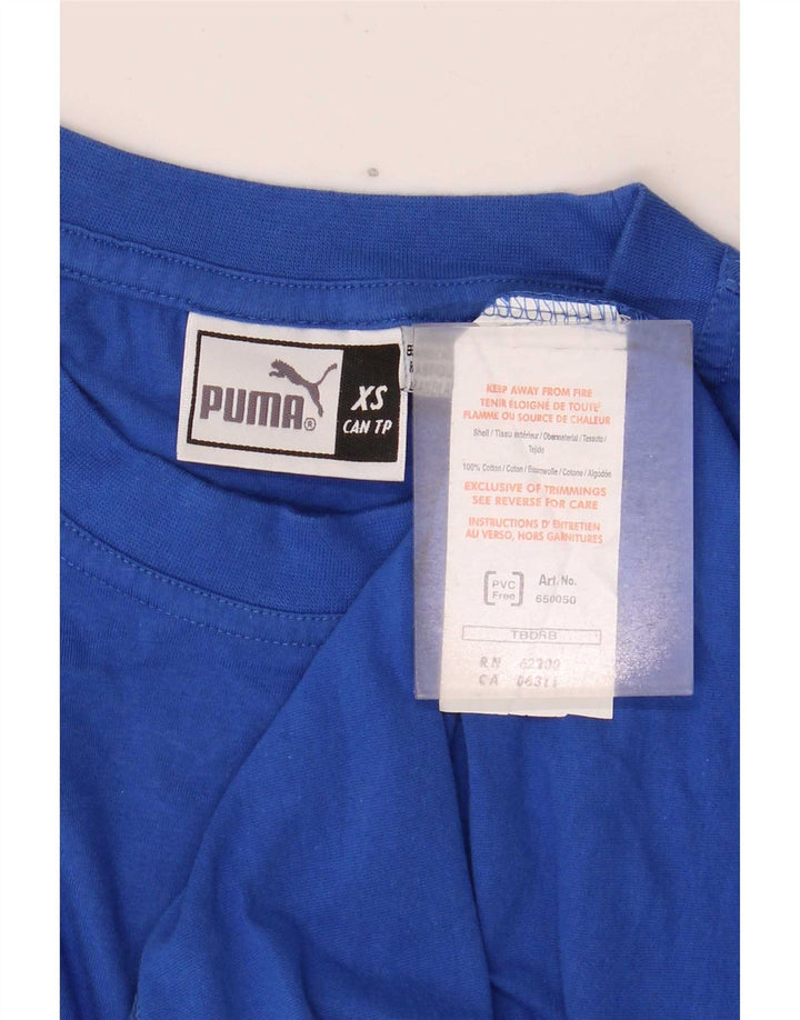 Tricou pentru bărbați Puma Top XS Blue Bumbac