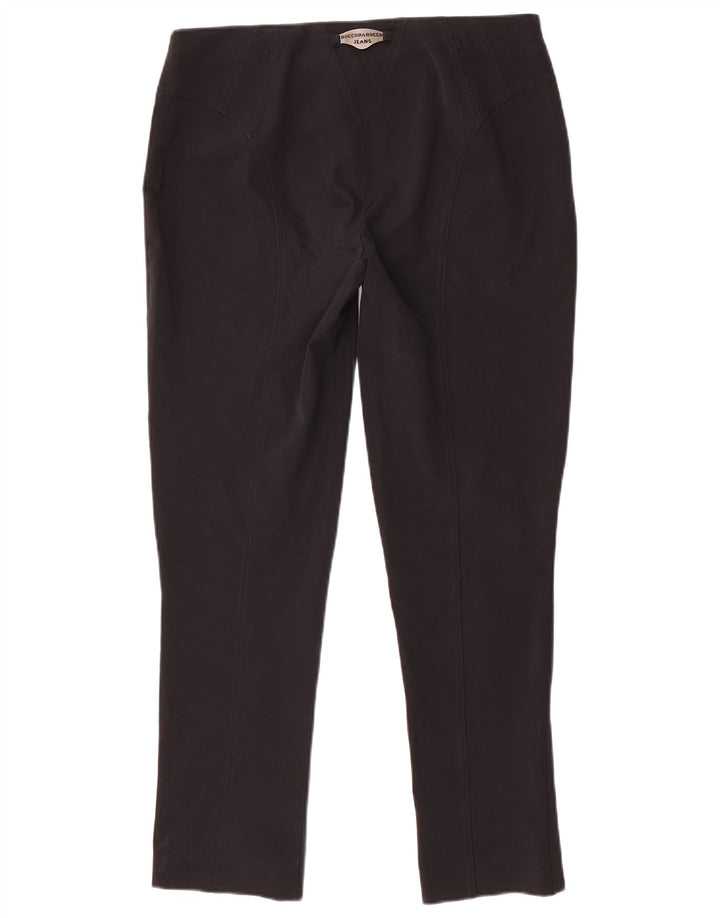 ROCCOBAROCCO Pantaloni casual subțiri pentru femei W34 L29 Negri