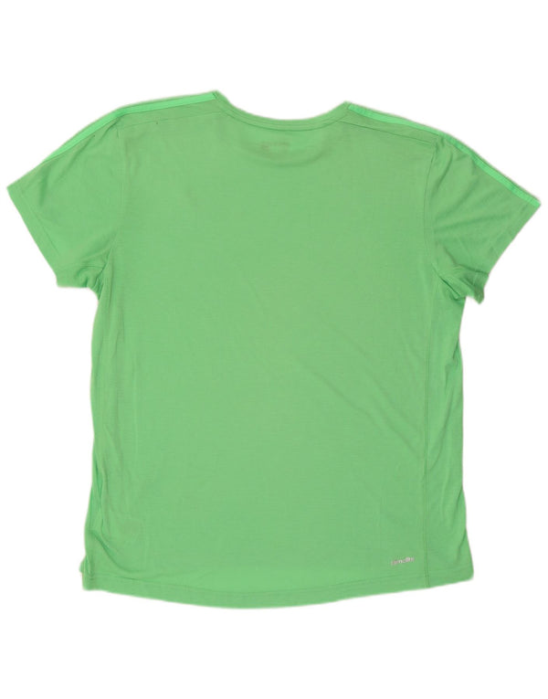 Tricou Adidas Climalite pentru bărbați Top XL Poliester verde