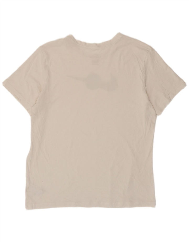 Tricou grafic Nike pentru bărbați Top mare din bumbac alb