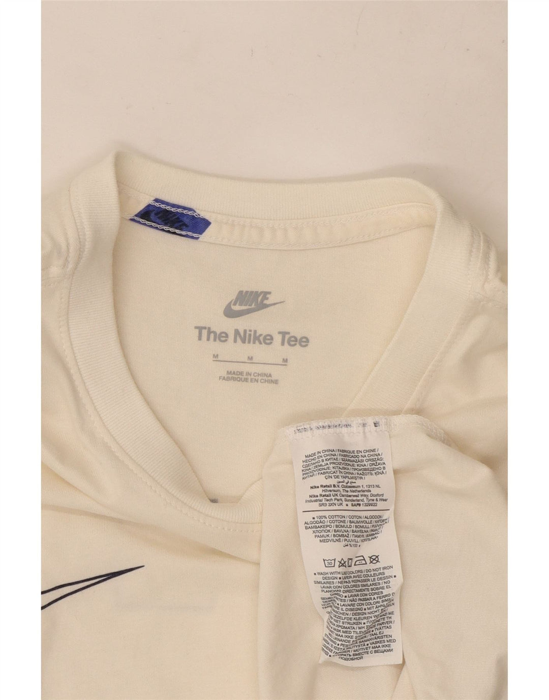 Tricou grafic pentru bărbați Nike Top Medium White Bumbac