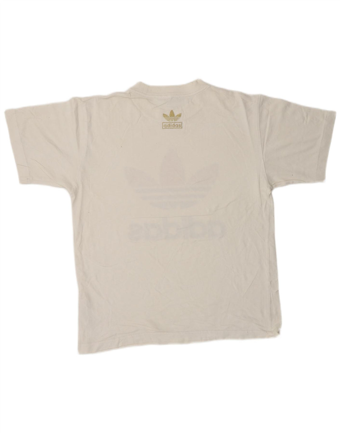 Tricou grafic ADIDAS pentru bărbați Top mic din bumbac alb