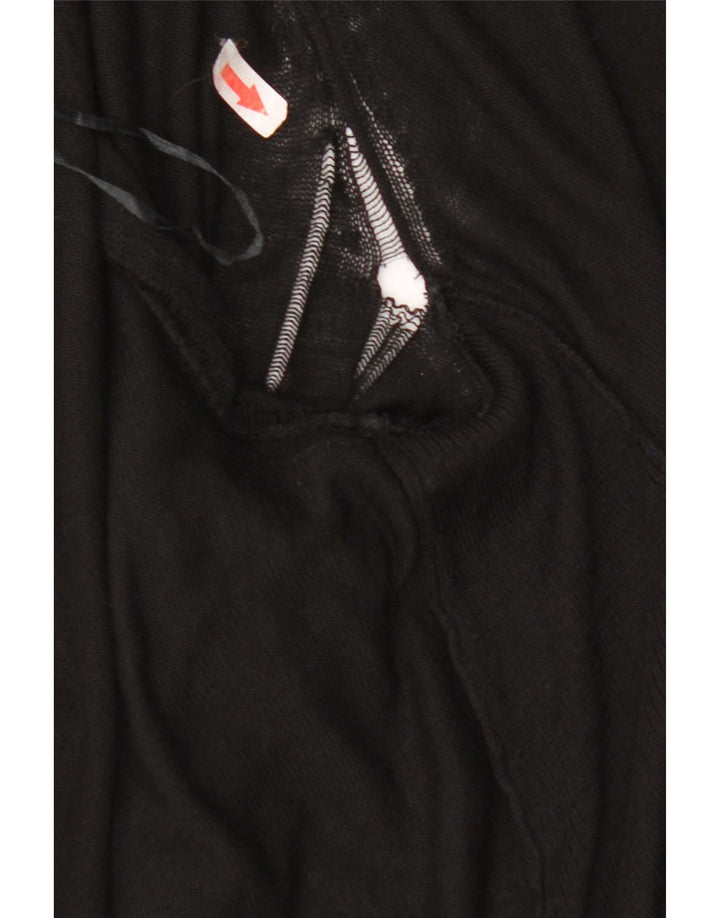 Pulover cardigan deschis pentru femei Marks & Spencer UK 12 Medium Negru