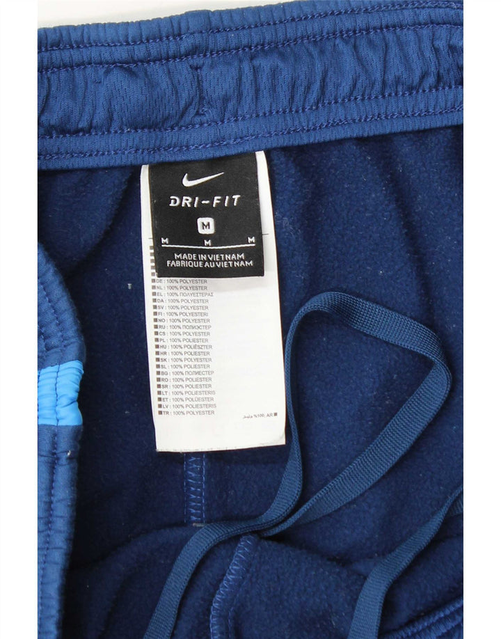 Pantaloni de trening Nike Dri Fit pentru bărbați, albastru mediu, poliester color bloc