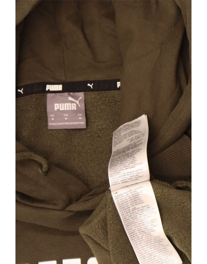 Pulover pentru bărbați Puma Graphic Hoodie, bumbac mediu kaki