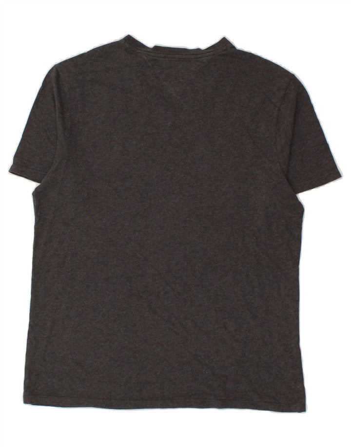 TOMMY HILFIGER Mens T-Shirt Top Medium Grey Vintage Tommy Hilfiger and Second-Hand Tommy Hilfiger from Messina Hembry 