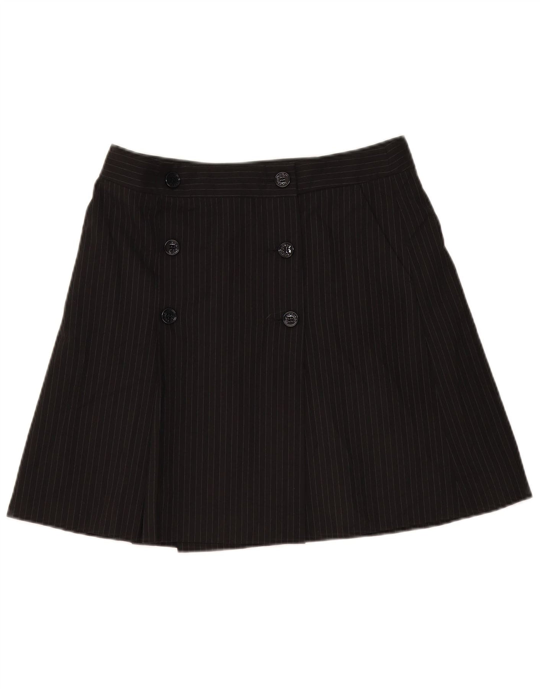 Fusta Wrap pentru femei Iceberg IT 42 Medium W32 Poliester cu dungi negre