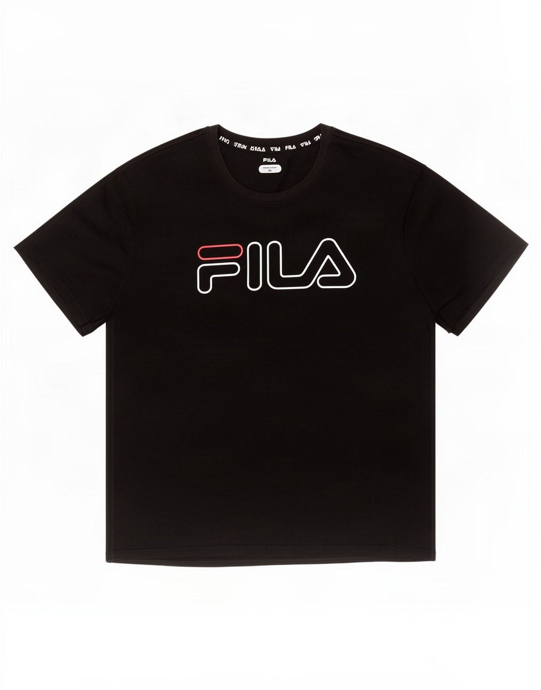 Tricou cu grafică pentru bărbați Fila Top 2XL poliester negru
