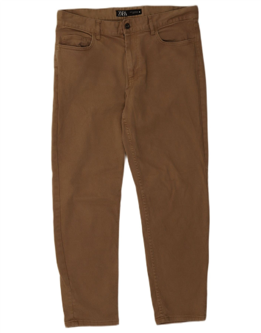 Blugi slim pentru bărbați Zara EU 44 Large W34 L28 Bej