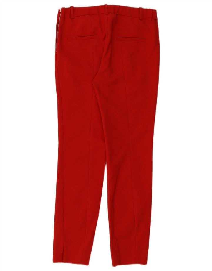 Pantaloni casual subțiri pentru femei Zara Mici L26 L26 Roșii