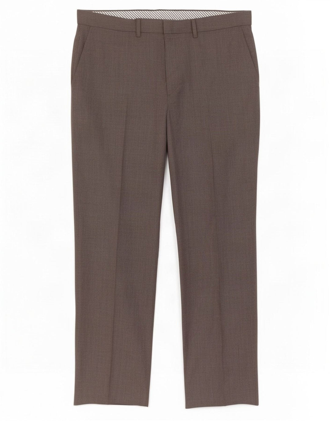 Marks & Spencer Pantaloni drepți pentru bărbați L36 L31 Lână maro