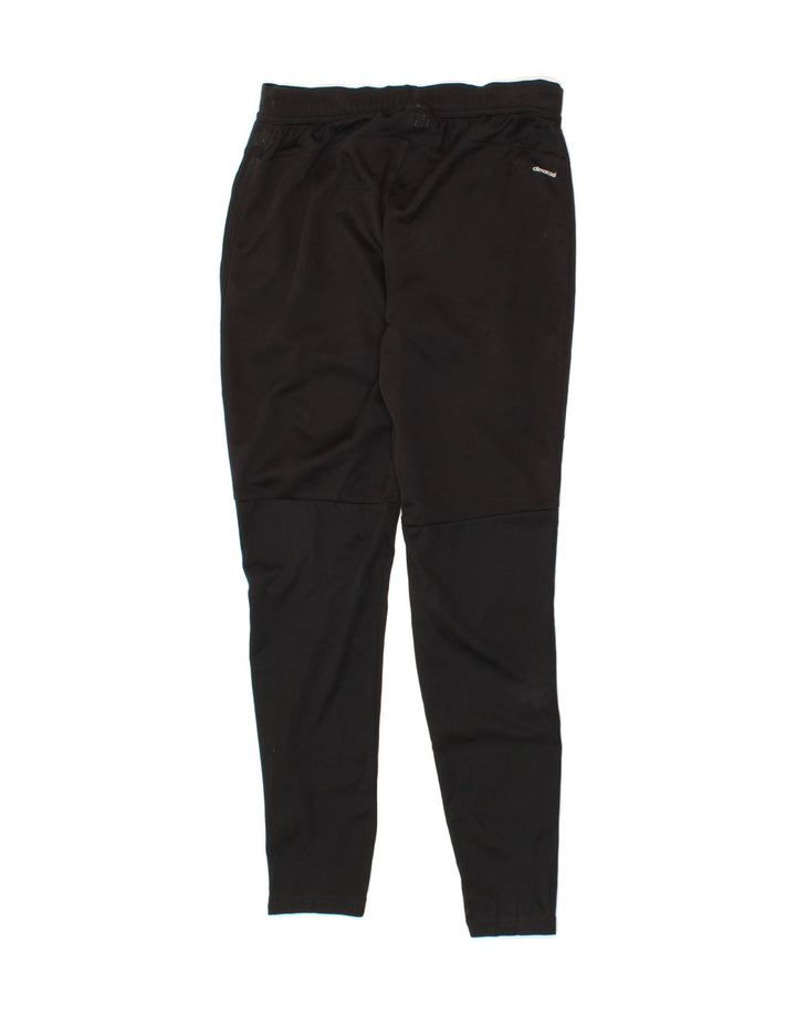 ADIDAS Womens Climacool Tracksuit Trousers UK 10 Small  Black Polyester Vintage Adidas and Second-Hand Adidas from Messina Hembry 