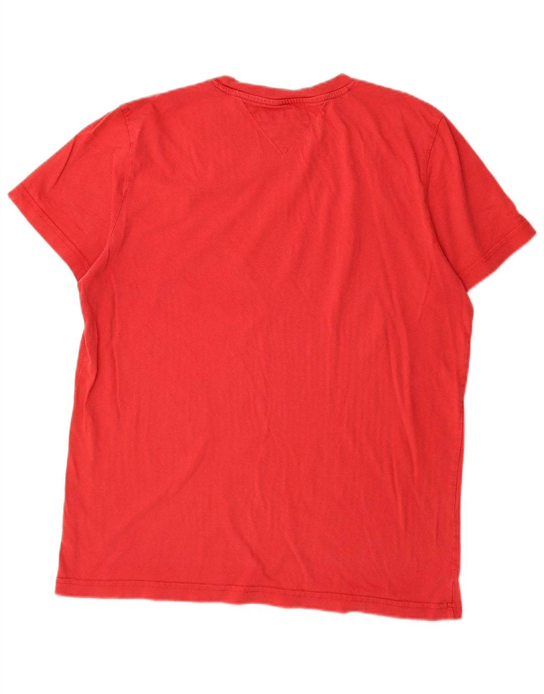 Tricou Tommy Hilfiger pentru bărbați Top mare bumbac roșu
