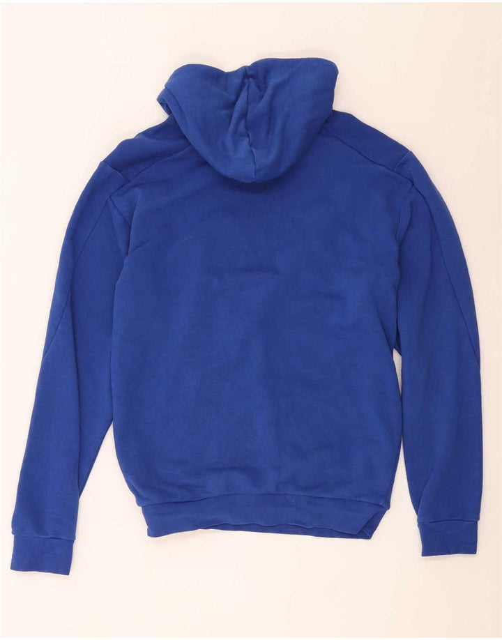 Pulover pentru bărbați Adidas Graphic Hoodie, albastru mediu