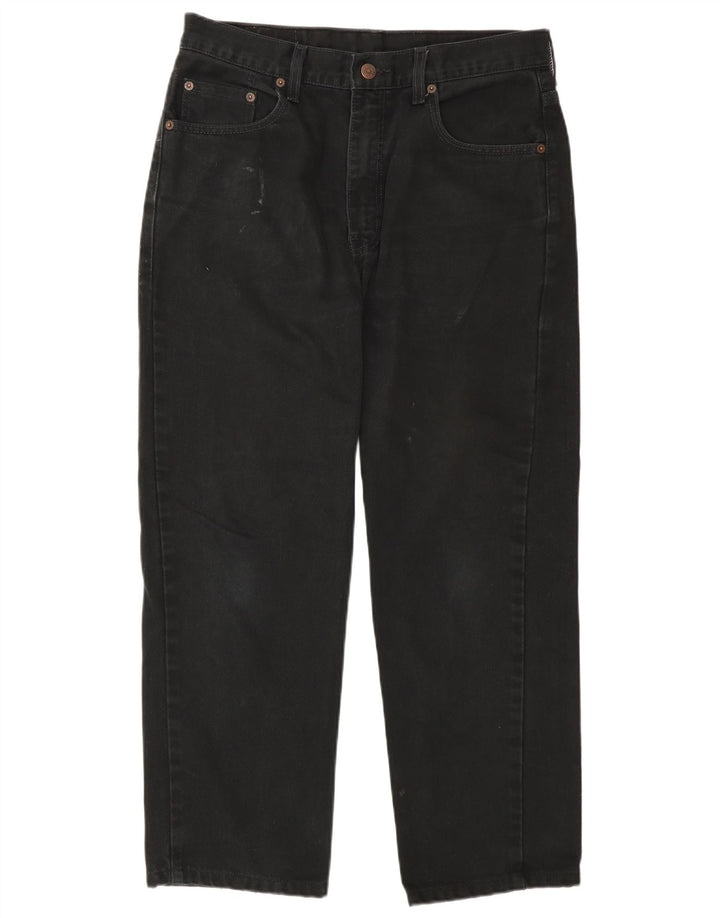 Blugi tăiați pentru bărbați Levi's 504 W33 L26 bumbac negru