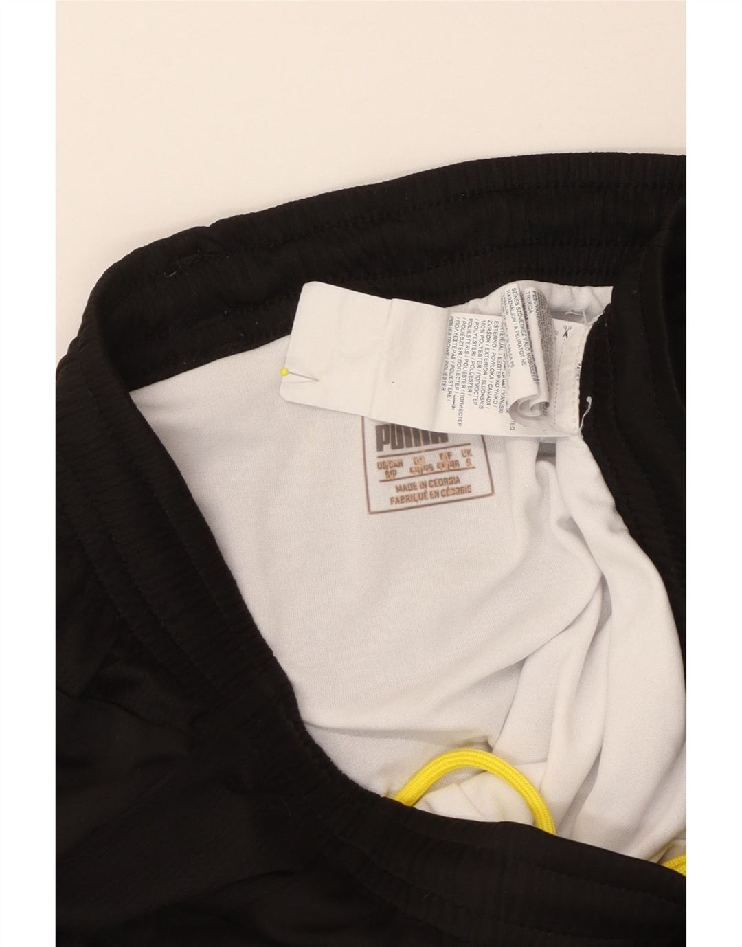 Pantaloni scurti sport Puma BVB Dortmund pentru bărbați, poliester negru mic