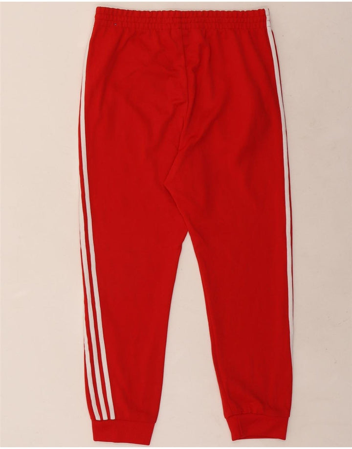 Pantaloni de trening pentru bărbați Adidas Pantaloni de jogging Mare Poliester roșu