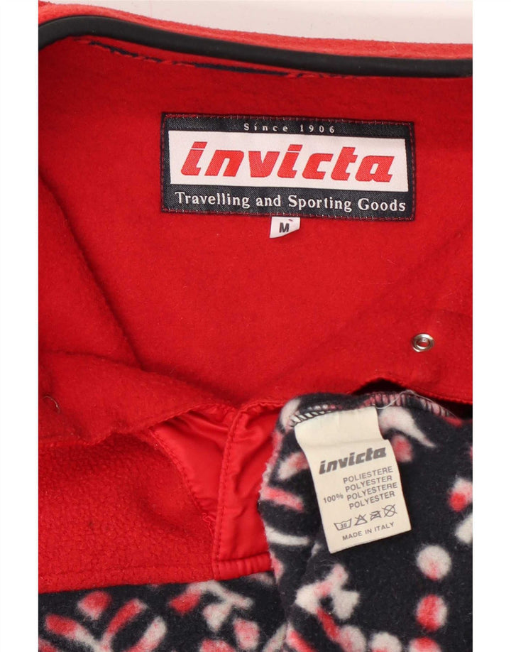 Pulover pentru bărbați Invicta, cu gât cu nasturi, fleece, mediu, multicolor, floral