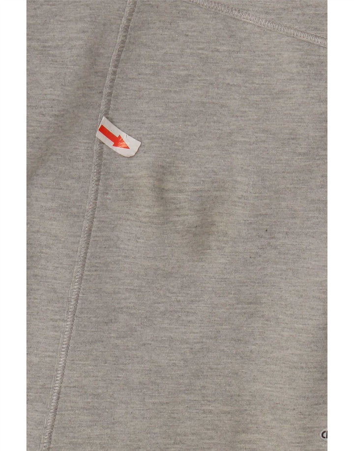 Jachetă de trening pentru femei Adidas UK 10, bumbac gri mic