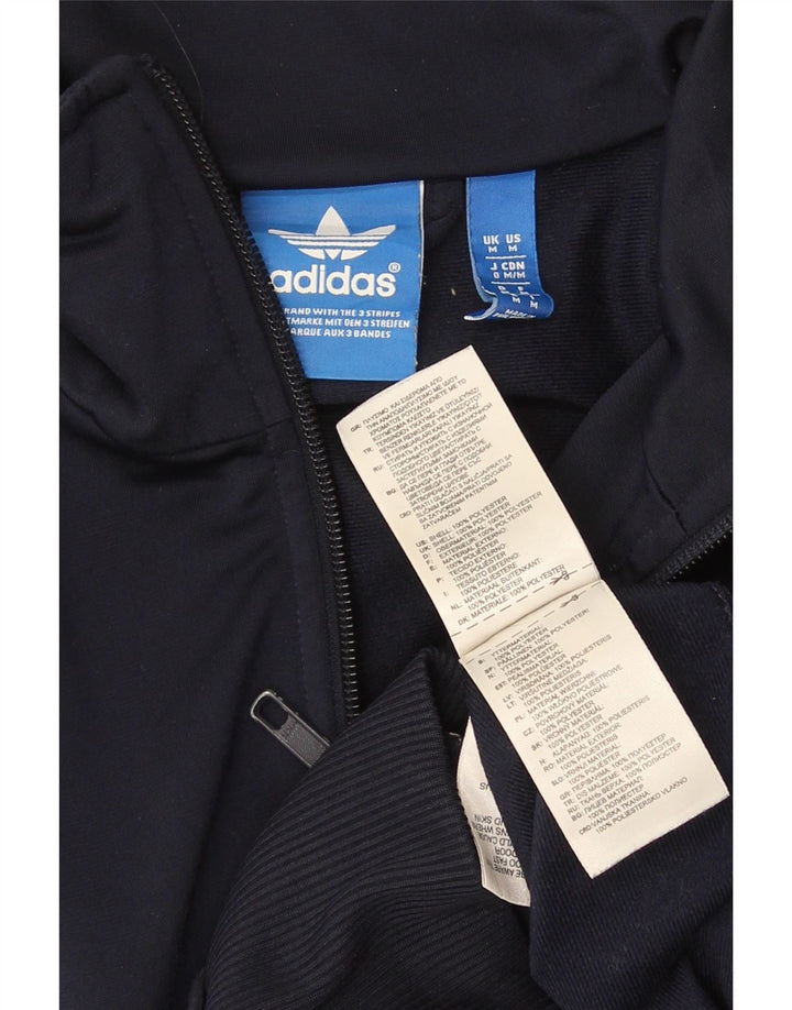 Jachetă de trening pentru bărbați ADIDAS, poliester mediu albastru bleumarin