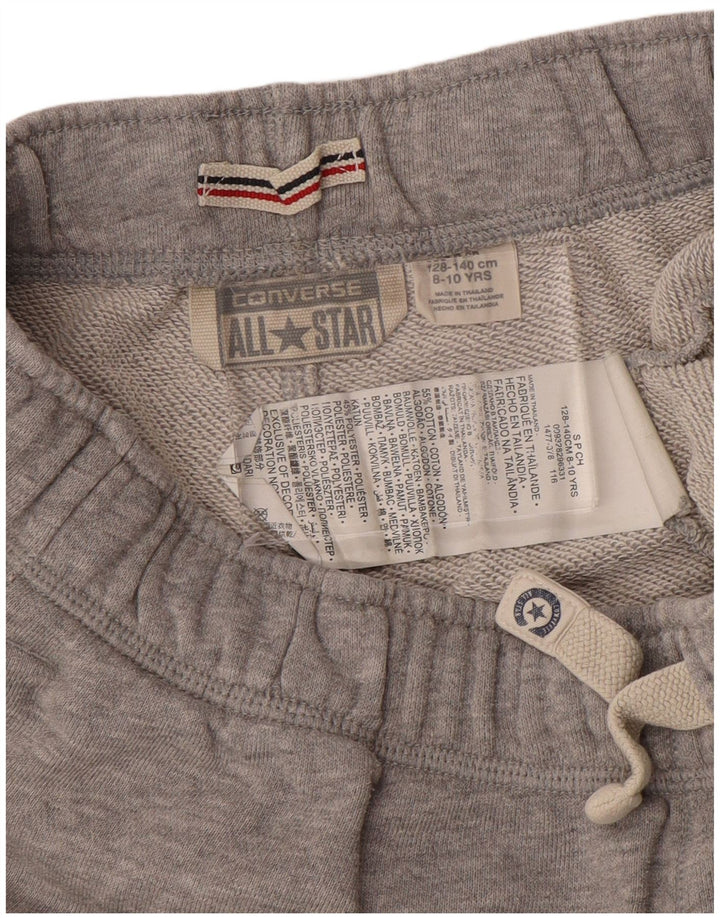 Pantaloni scurti sport CONVERSE All Star 8-9 ani bumbac gri