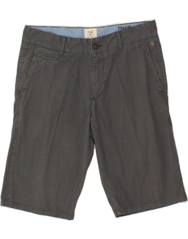 JULES Mens Straight Fit Chino Shorts W34 Large Grey Vintage Jules and Second-Hand Jules from Messina Hembry 