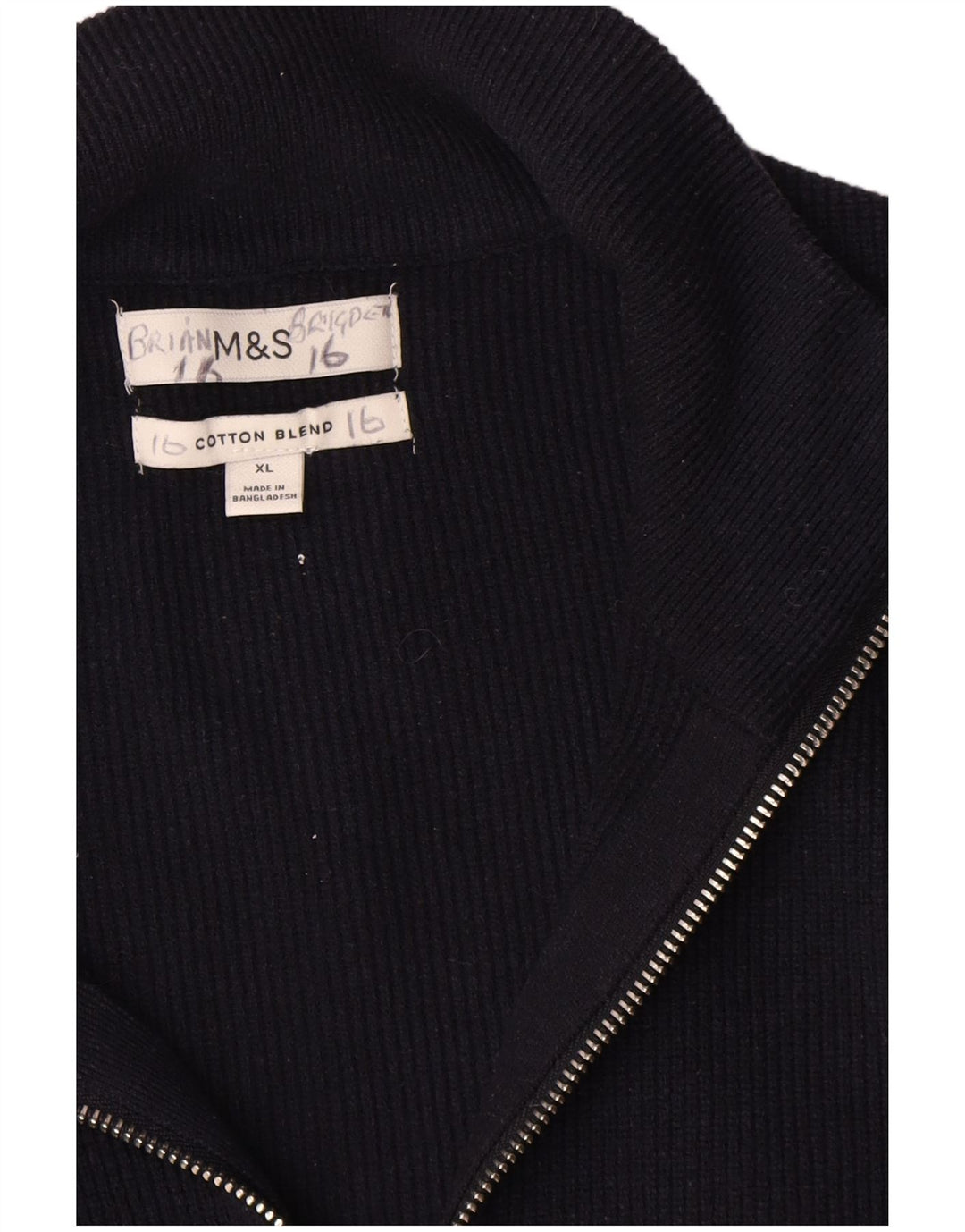 Pulover cardigan pentru bărbați Marks & Spencer XL poliester bleumarin