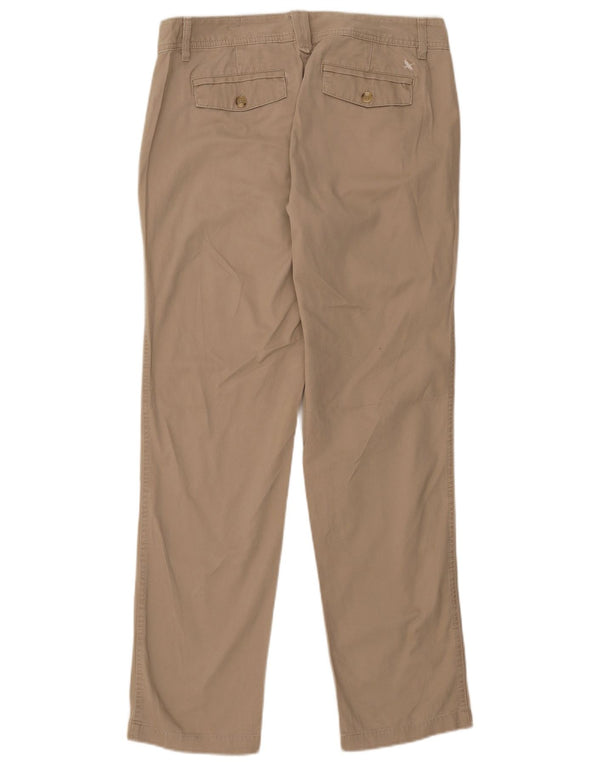 Eddie Bauer Pantaloni chino subțiri pentru femei US 10 Large W34 L32 Bej Bumbac