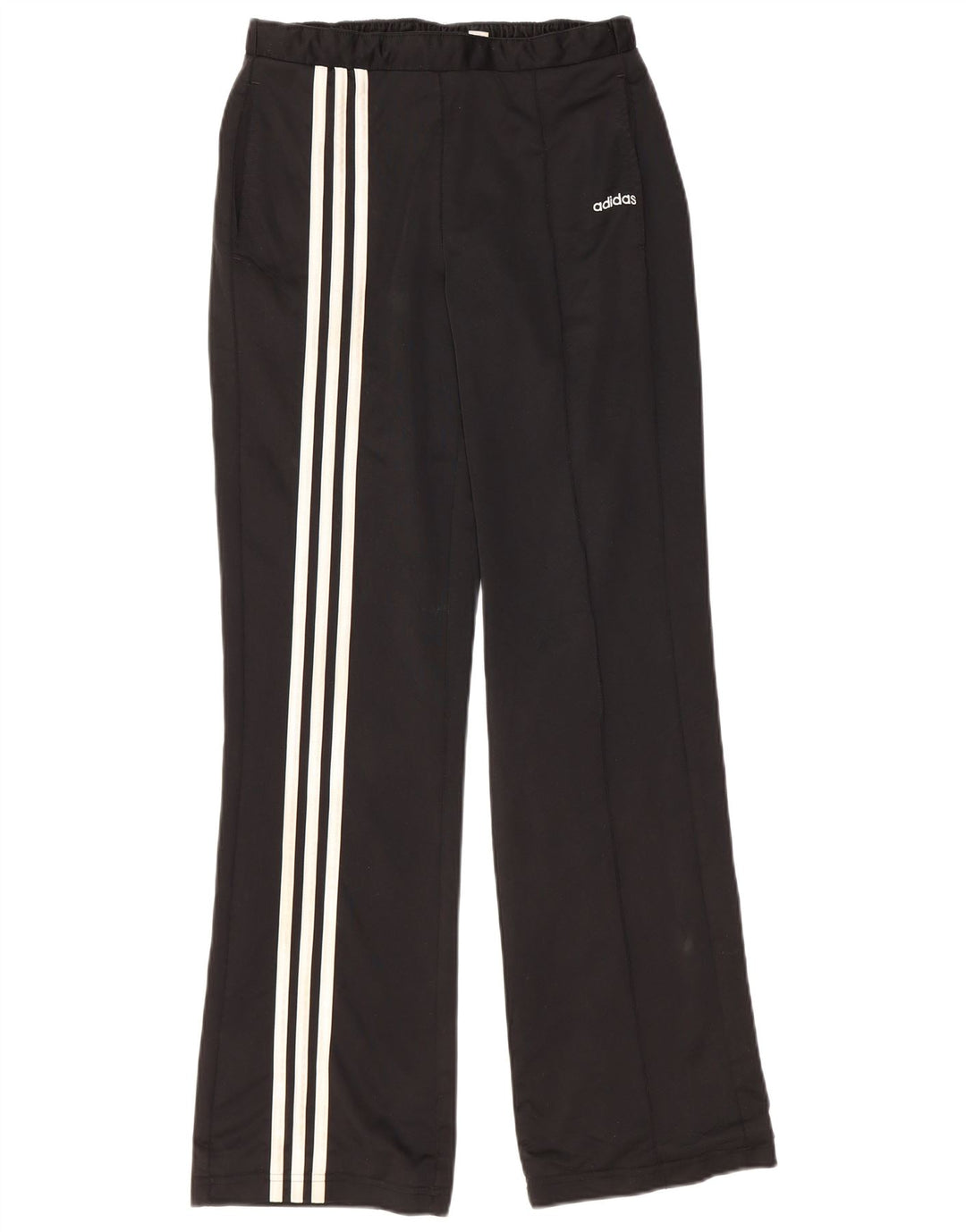 Pantaloni de trening ADIDAS pentru femei UK 10 Poliester negru mic