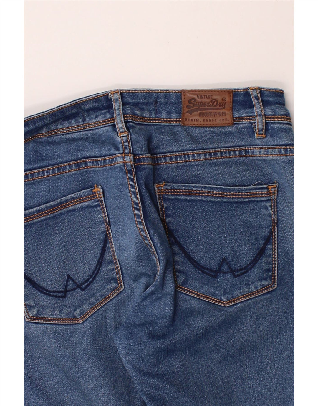 SUPERDRY Womens Jegging Jeans W30 L28 Blue Cotton Vintage Superdry and Second-Hand Superdry from Messina Hembry 