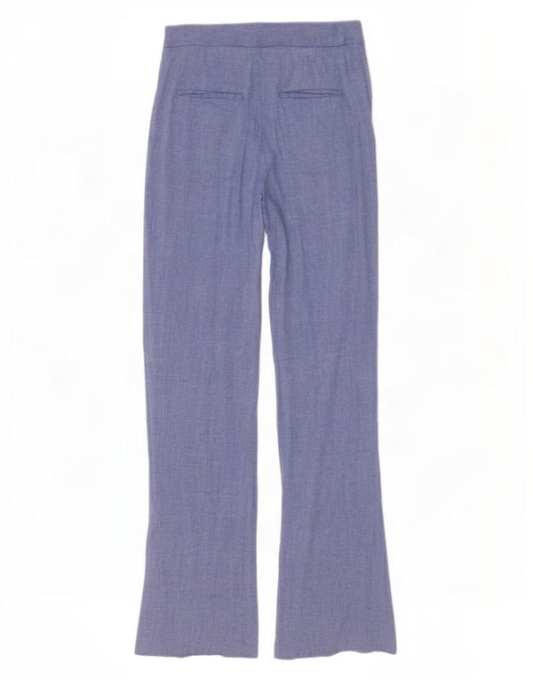 Pantaloni Chino Flare Femei Zara XS W24 L31 Albastru