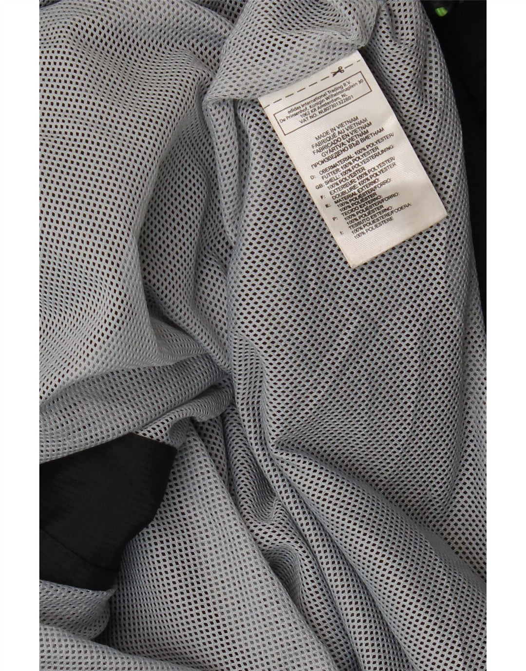 Adidas Mens All Blacks Trening Top Jacket Large Black Colorblock