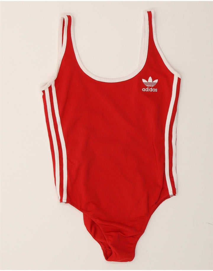 Costume de baie Adidas pentru femei UK 14 Medium Red Poliester Sports