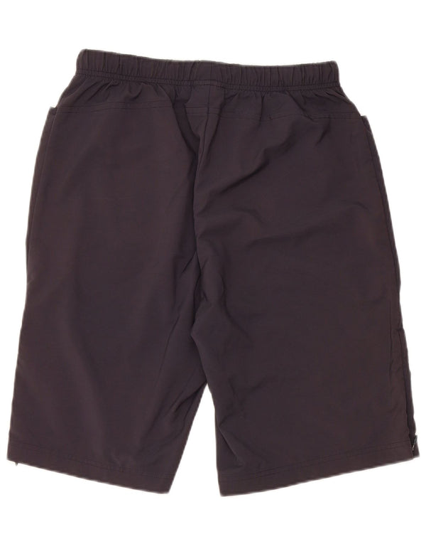 Pantaloni scurți sport ADIDAS pentru femei UK 12 Medium Bleumarin Poliester