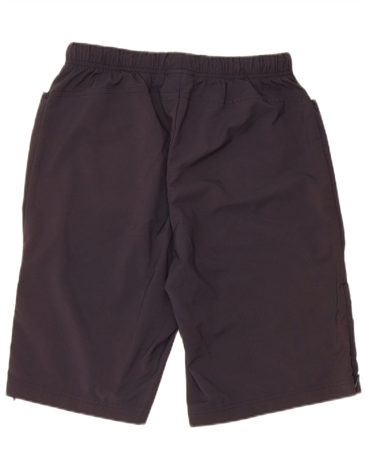 Pantaloni scurți sport ADIDAS pentru femei UK 12 Medium Bleumarin Poliester