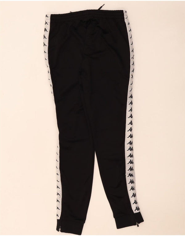 Pantaloni de trening cu grafică pentru bărbați Kappa Pantaloni de jogging, mediu negru, color block