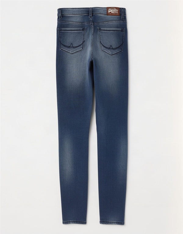 Blugi jegging Alexia Superdry pentru femei W27 L32 bumbac albastru