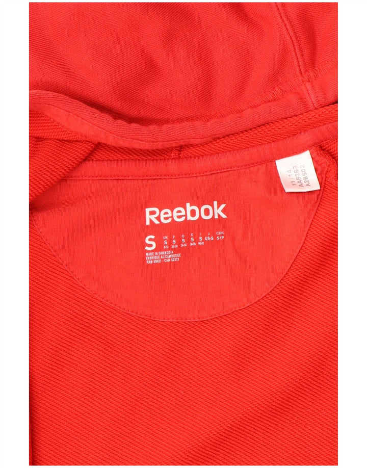 Pulover Reebok pentru femei, cu fermoar, UK 10 Small Red