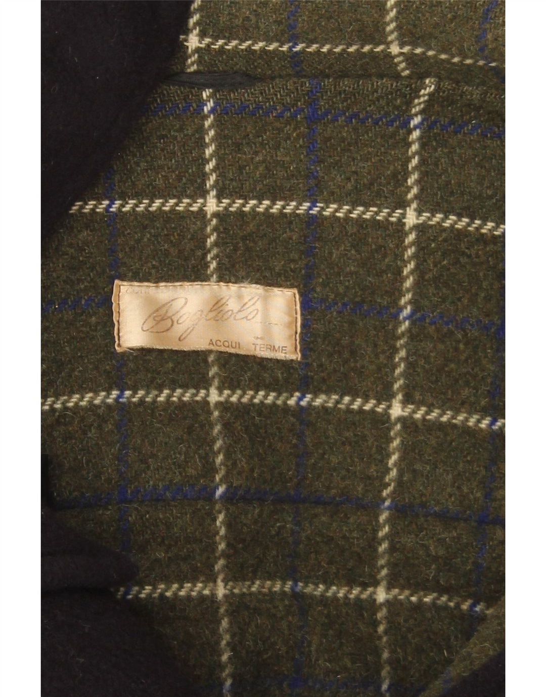 Manson vintage pentru bărbați cu glugă UK 40 mare bleumarin