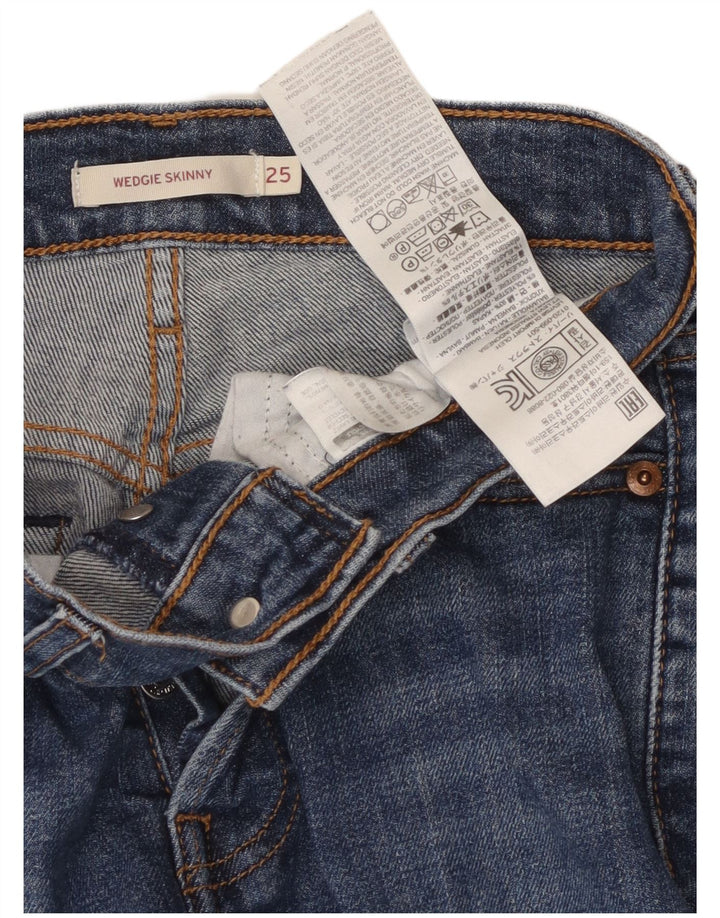 Blugi skinny cu talie înaltă pentru femei LEVI'S L25 L26 Bumbac albastru
