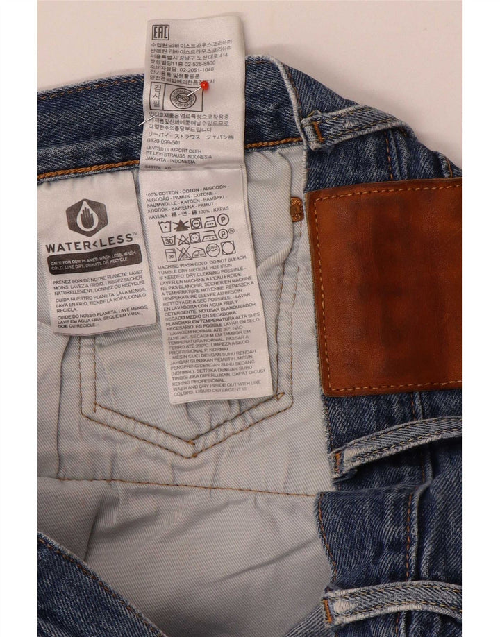 Blugi drepti pentru bărbați Levi's W40 L32 Bumbac albastru