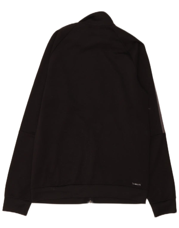 Adidas Mens Climalite Trening Top Jacket UK 40/42 Medium Black Poliester