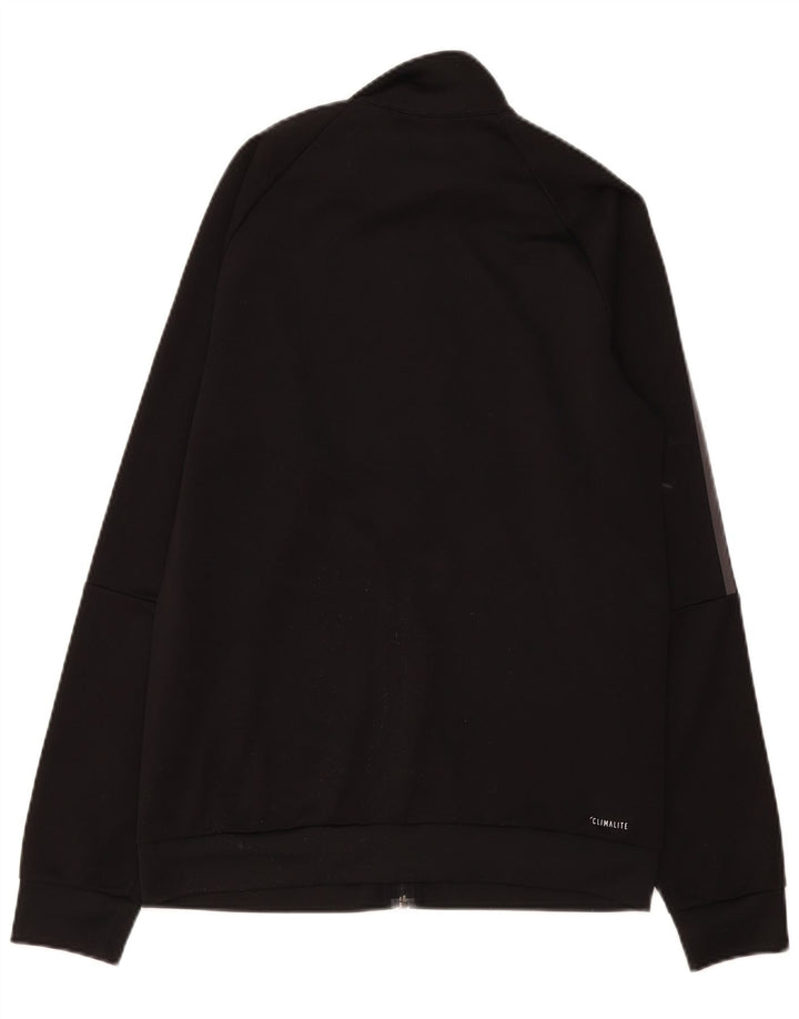 Adidas Mens Climalite Trening Top Jacket UK 40/42 Medium Black Poliester