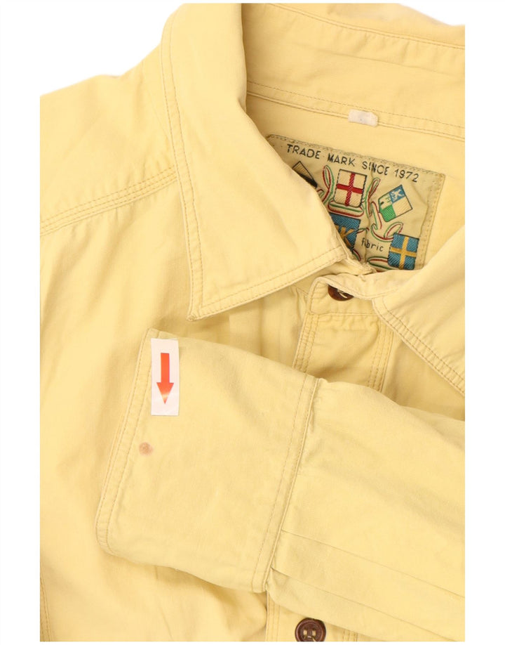 Cămașă Bărbați VINTAGE Mare Galben